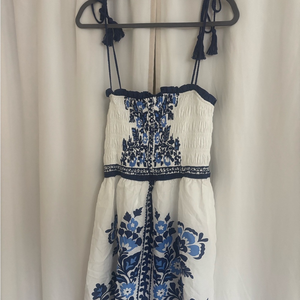 Francesca's Collections Blue Spaghetti Strap Sundress